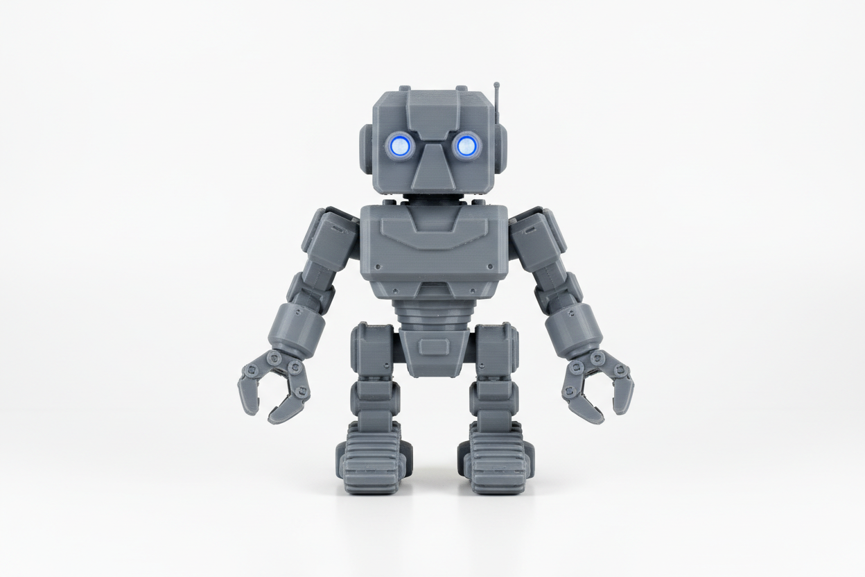 Imaginative 3D Printed Robot