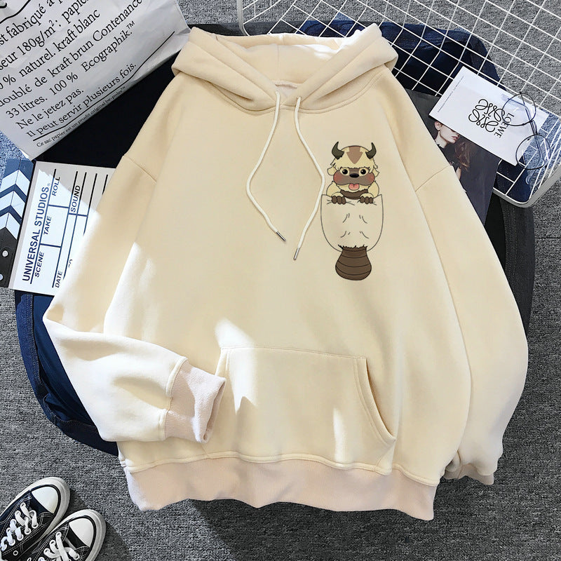 Avatar: The Last Airbender Couple Plush Large Size Sweater Loose Hoodie anime hoodie
