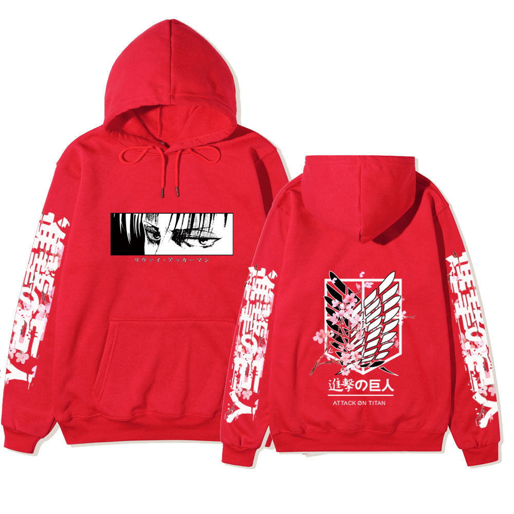 New Attack on Titan Sweater Wings of Freedom Survey Corporal Anime Hoodie Top