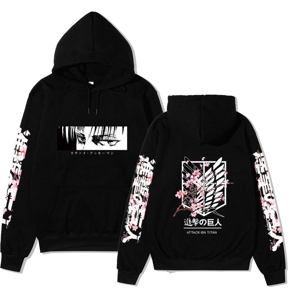 New Attack on Titan Sweater Wings of Freedom Survey Corporal Anime Hoodie Top