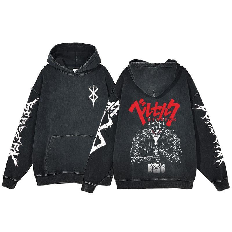 Anime washed sweatshirt collection
