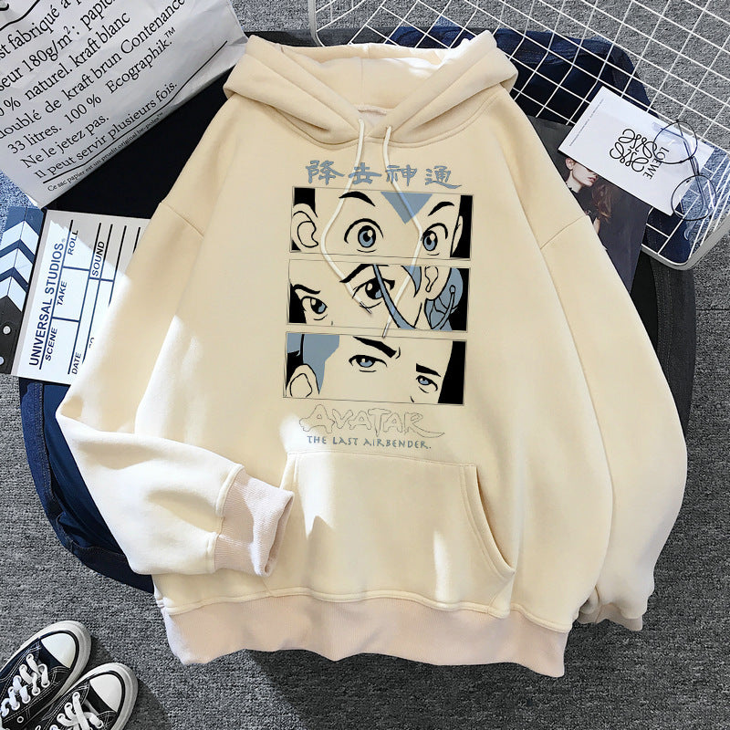 Avatar: The Last Airbender Couple Plush Large Size Sweater Loose Hoodie anime hoodie