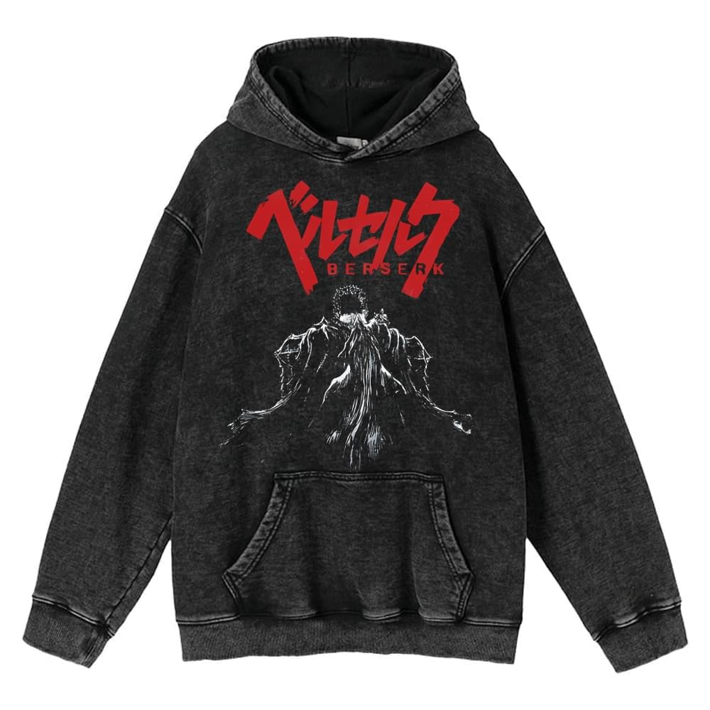 Anime washed sweatshirt collection