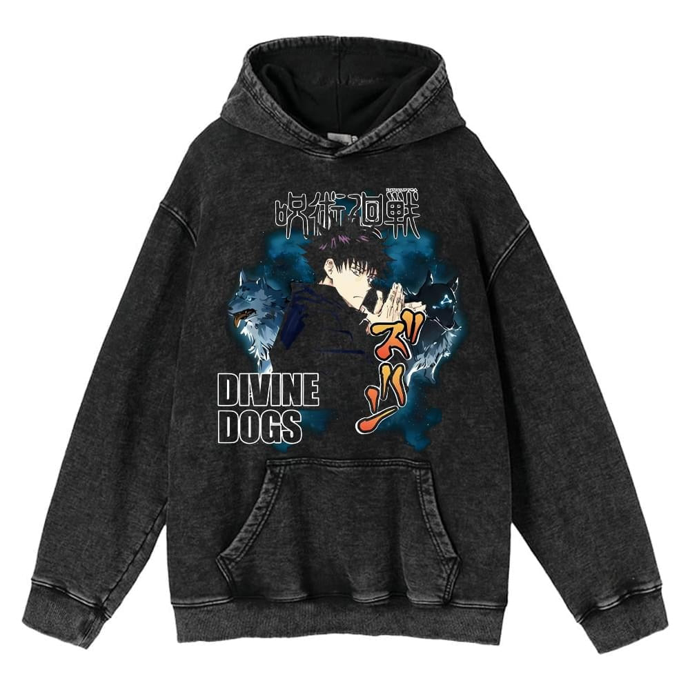 Anime washed sweatshirt collection