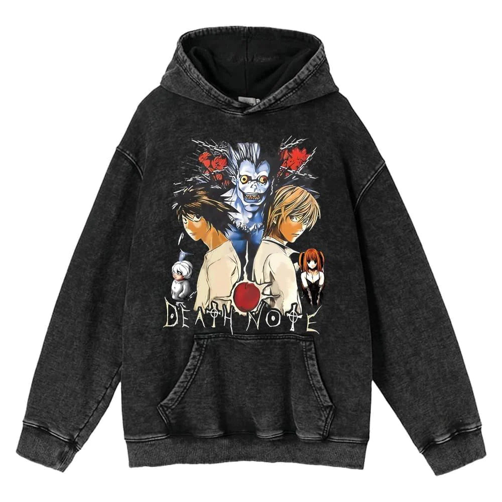 Anime washed sweatshirt collection