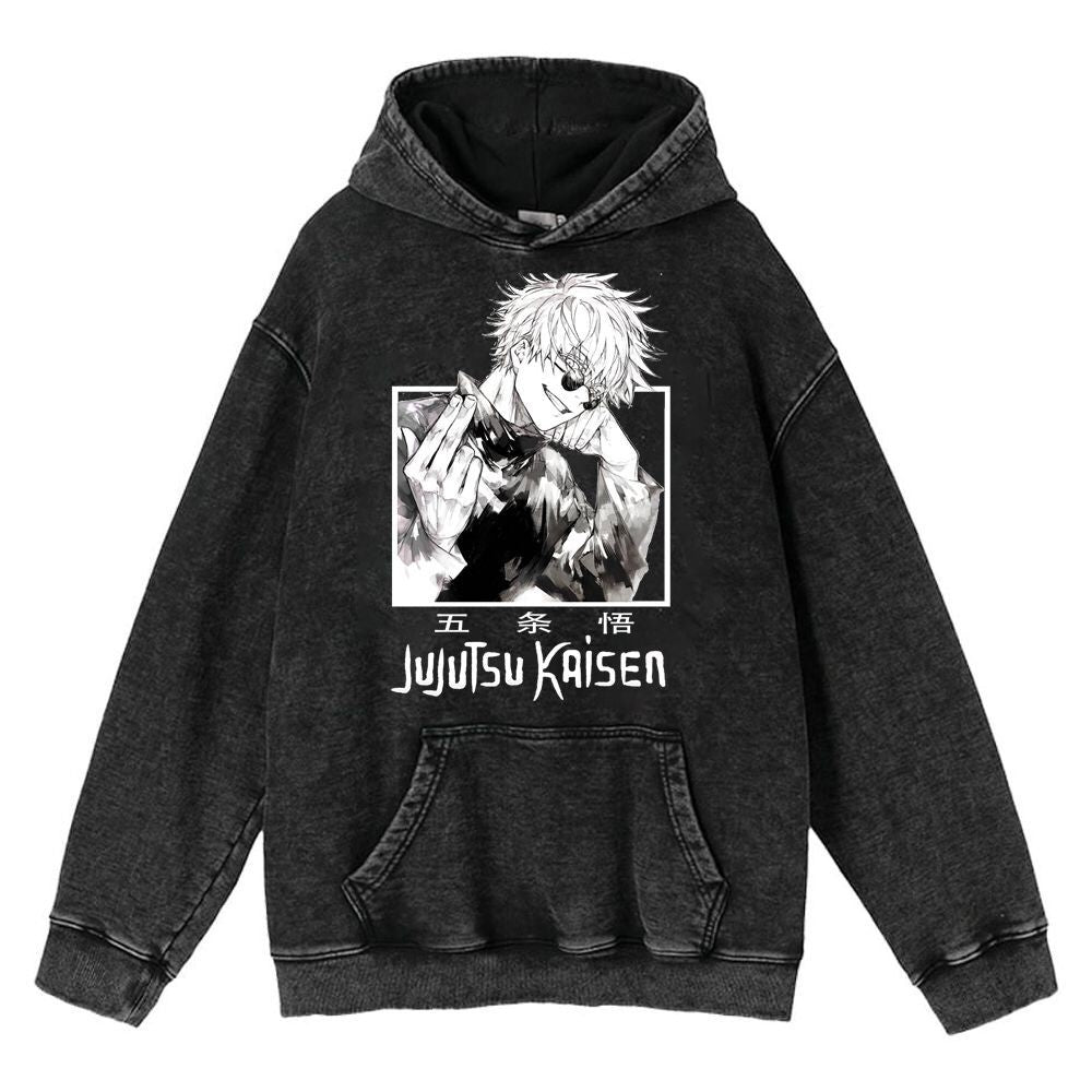 Anime washed sweatshirt collection