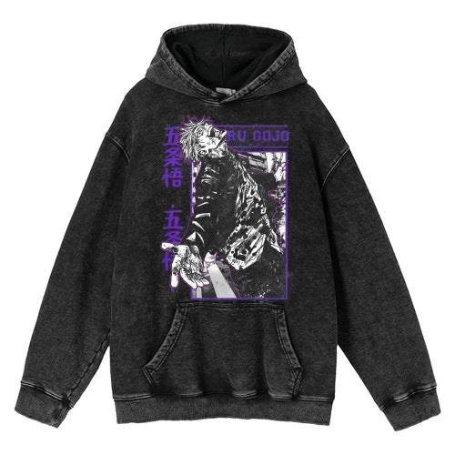 Anime washed sweatshirt collection