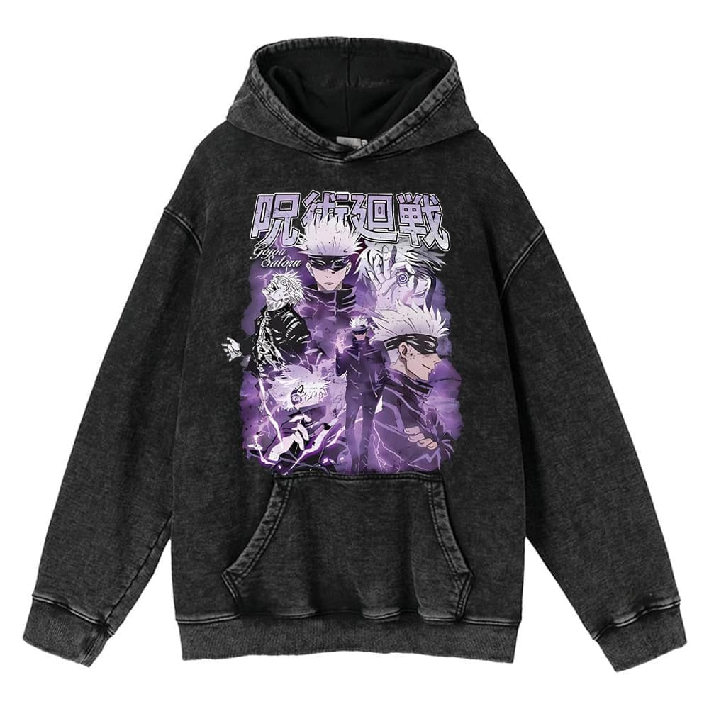 Anime washed sweatshirt collection