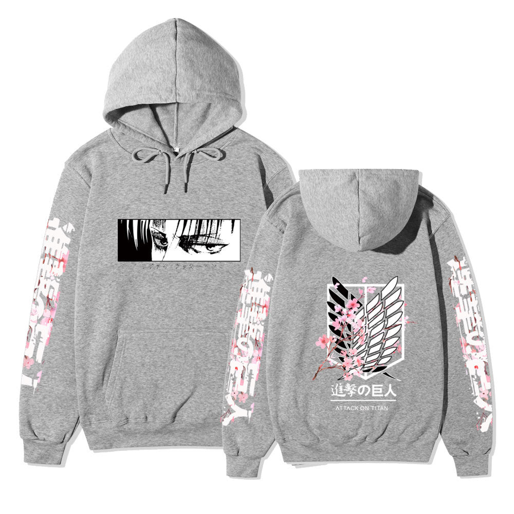 New Attack on Titan Sweater Wings of Freedom Survey Corporal Anime Hoodie Top