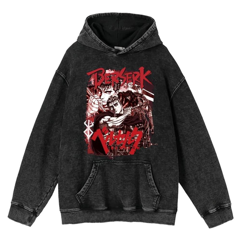 Anime washed sweatshirt collection
