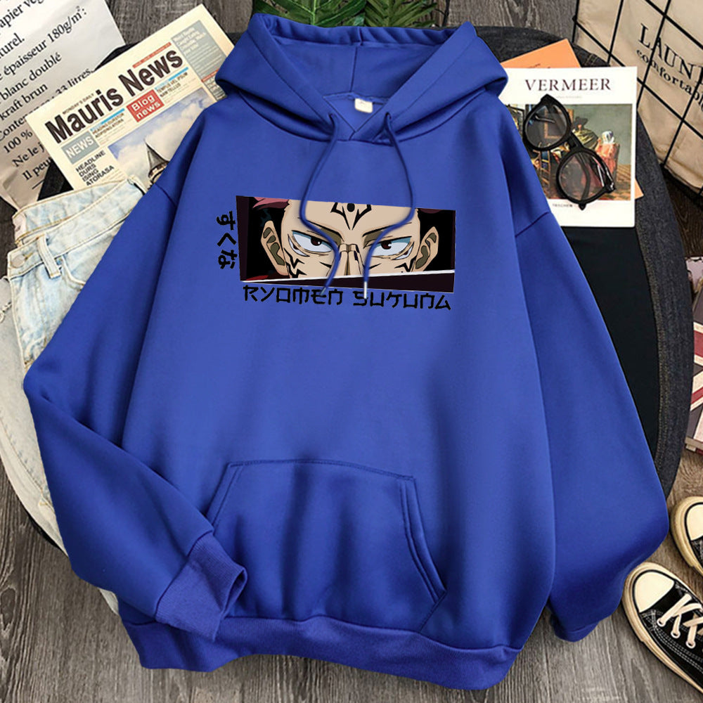 Men's Hoodies Japanese Anime Jujutsu Kaisen Hoodie Yuji Itad