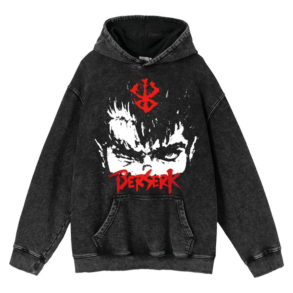 Anime washed sweatshirt collection