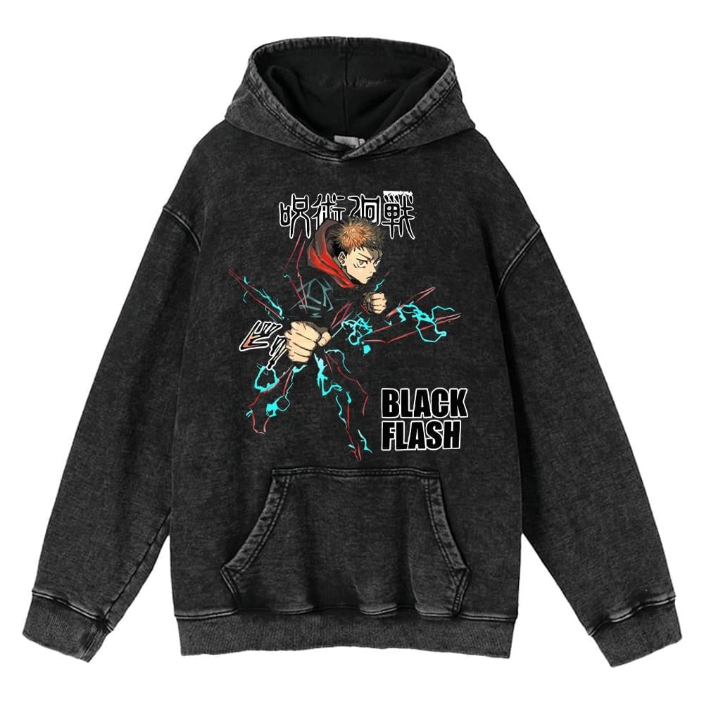 Anime washed sweatshirt collection