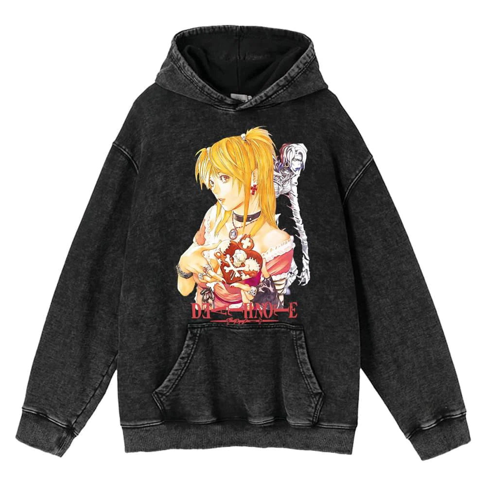 Anime washed sweatshirt collection