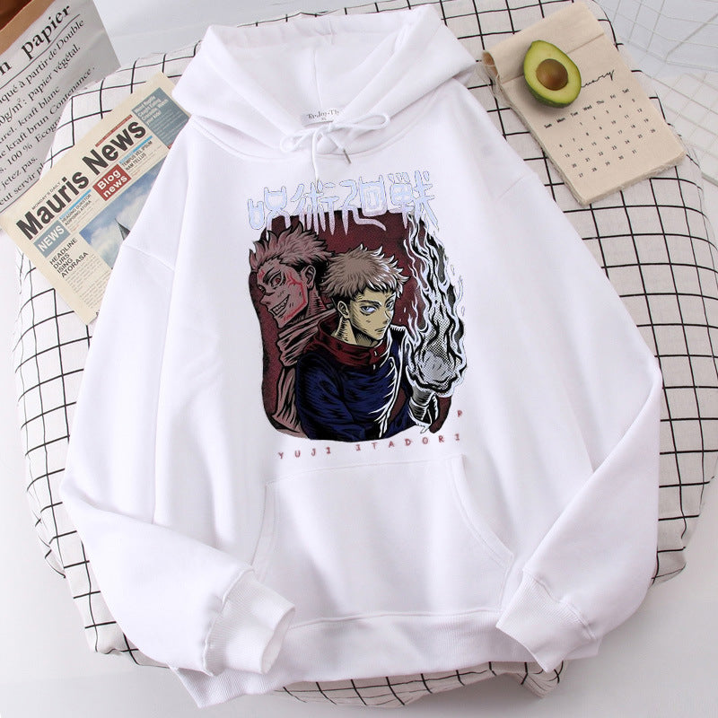 Men's Hoodies Japanese Anime Jujutsu Kaisen Hoodie Yuji Itad