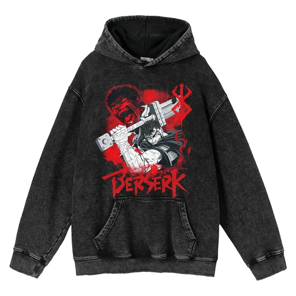 Anime washed sweatshirt collection
