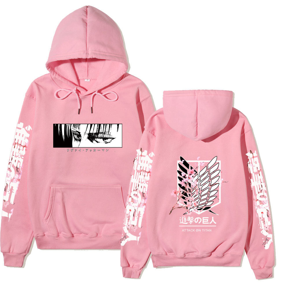 New Attack on Titan Sweater Wings of Freedom Survey Corporal Anime Hoodie Top