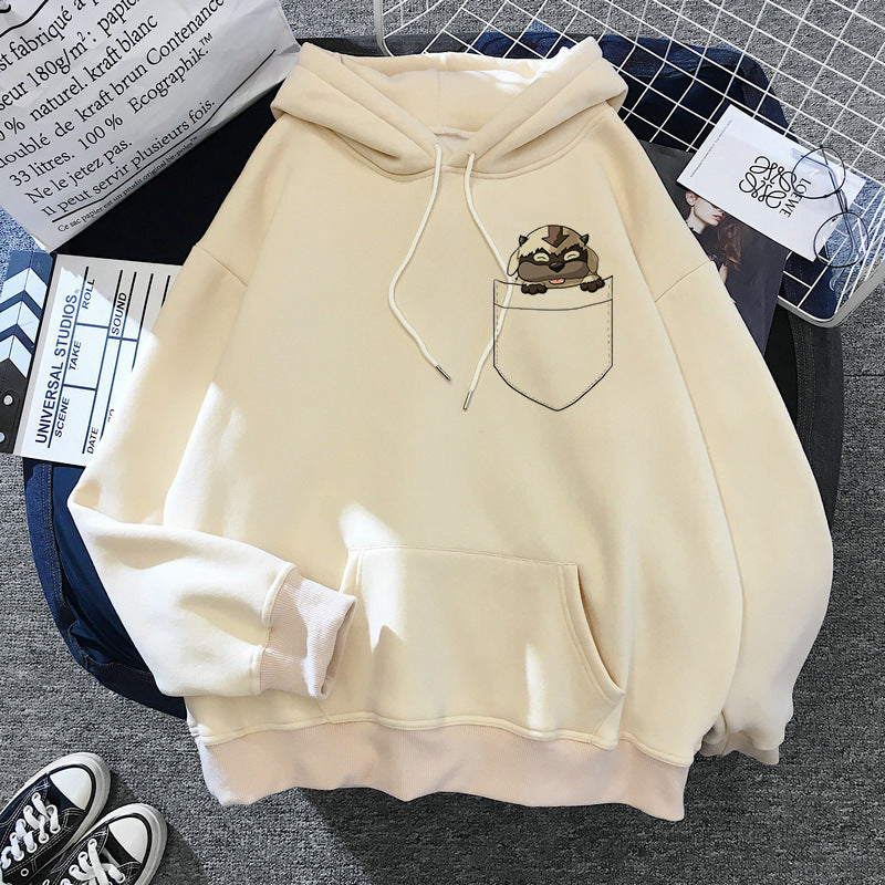 Avatar: The Last Airbender Couple Plush Large Size Sweater Loose Hoodie anime hoodie