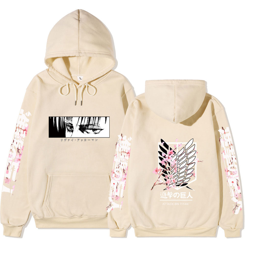 New Attack on Titan Sweater Wings of Freedom Survey Corporal Anime Hoodie Top