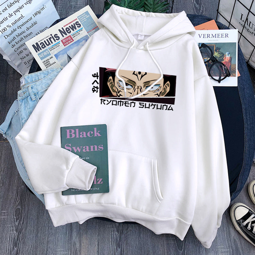 Men's Hoodies Japanese Anime Jujutsu Kaisen Hoodie Yuji Itad