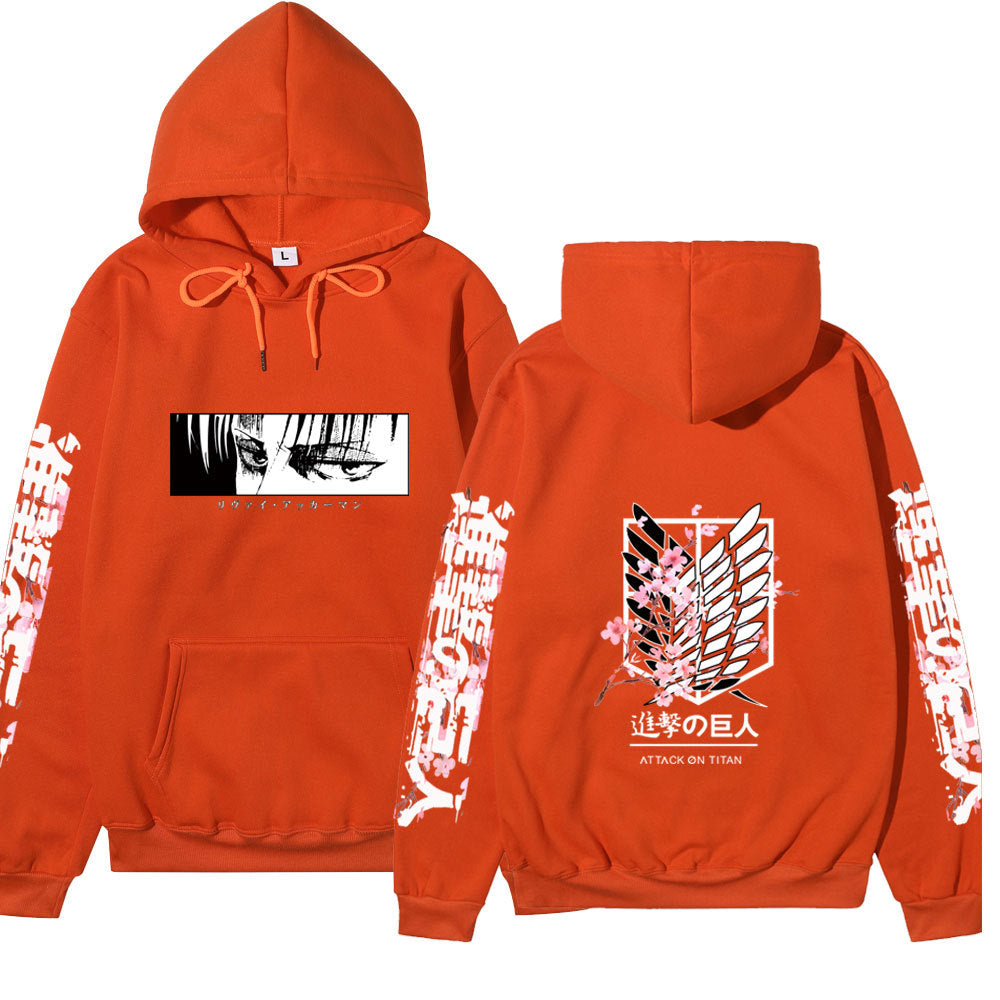 New Attack on Titan Sweater Wings of Freedom Survey Corporal Anime Hoodie Top