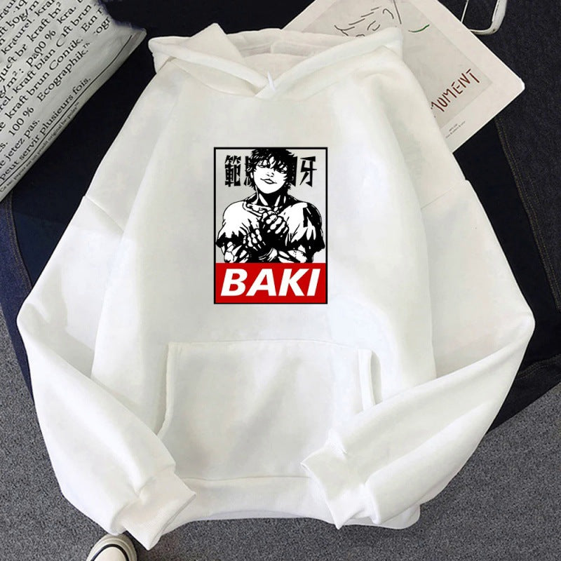 Cross-border anime blade fan peripheral printed sweatshirt spring and autumn casual couple long-sleeved hoodie anime hoodie