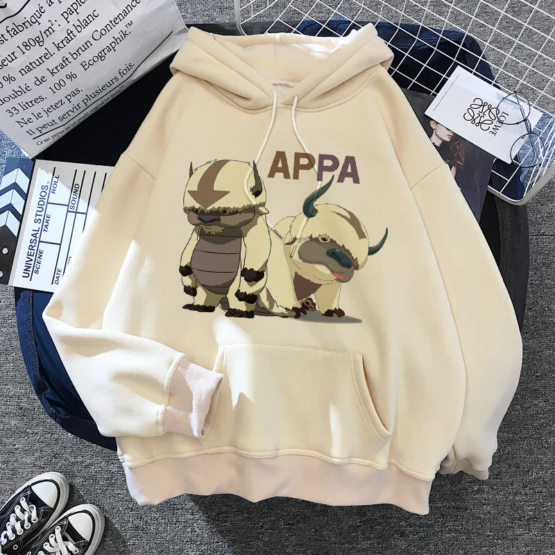 Avatar: The Last Airbender Couple Plush Large Size Sweater Loose Hoodie anime hoodie