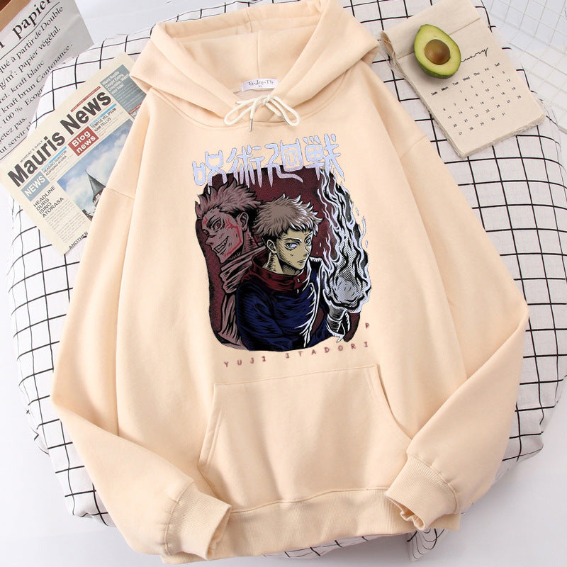 Men's Hoodies Japanese Anime Jujutsu Kaisen Hoodie Yuji Itad