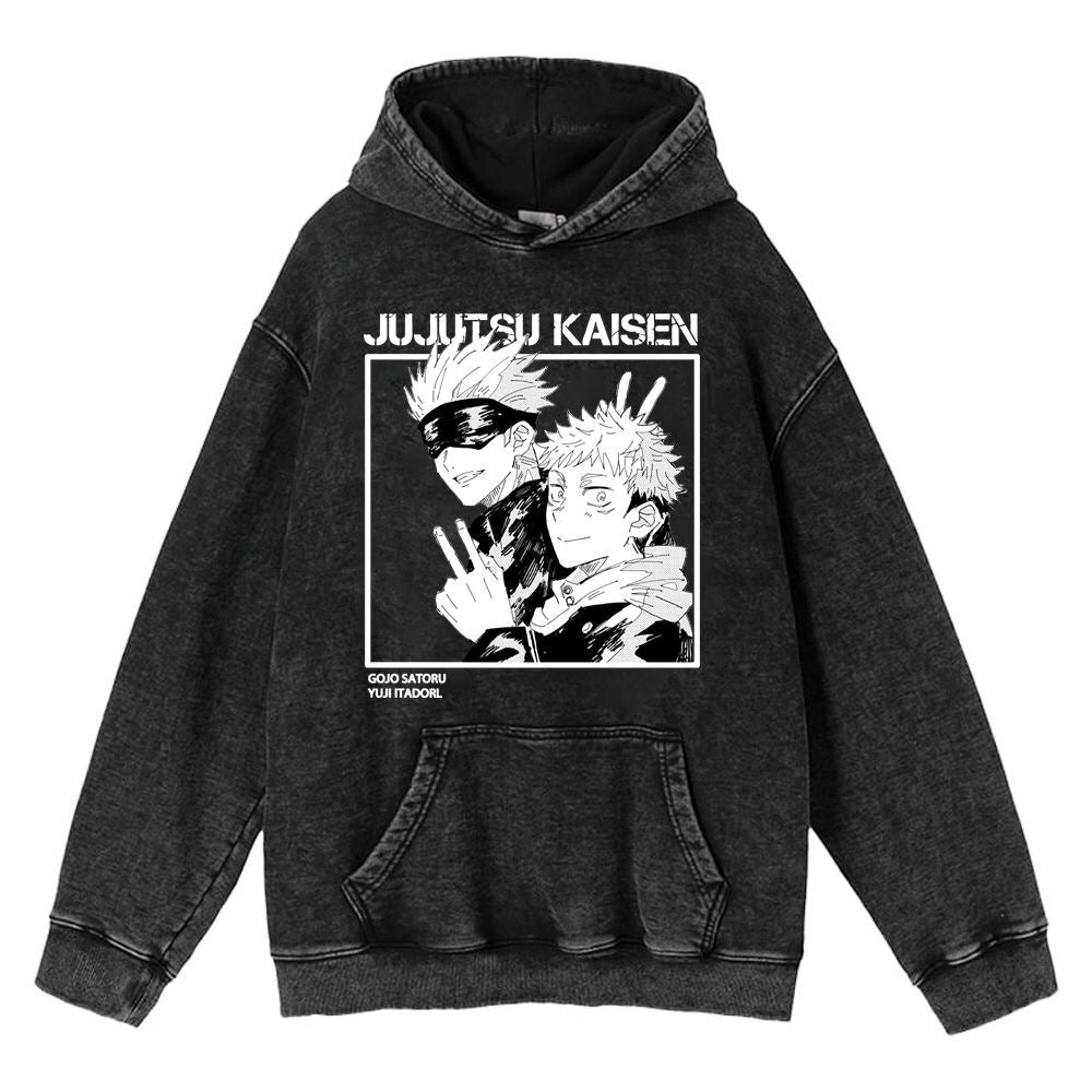 Anime washed sweatshirt collection