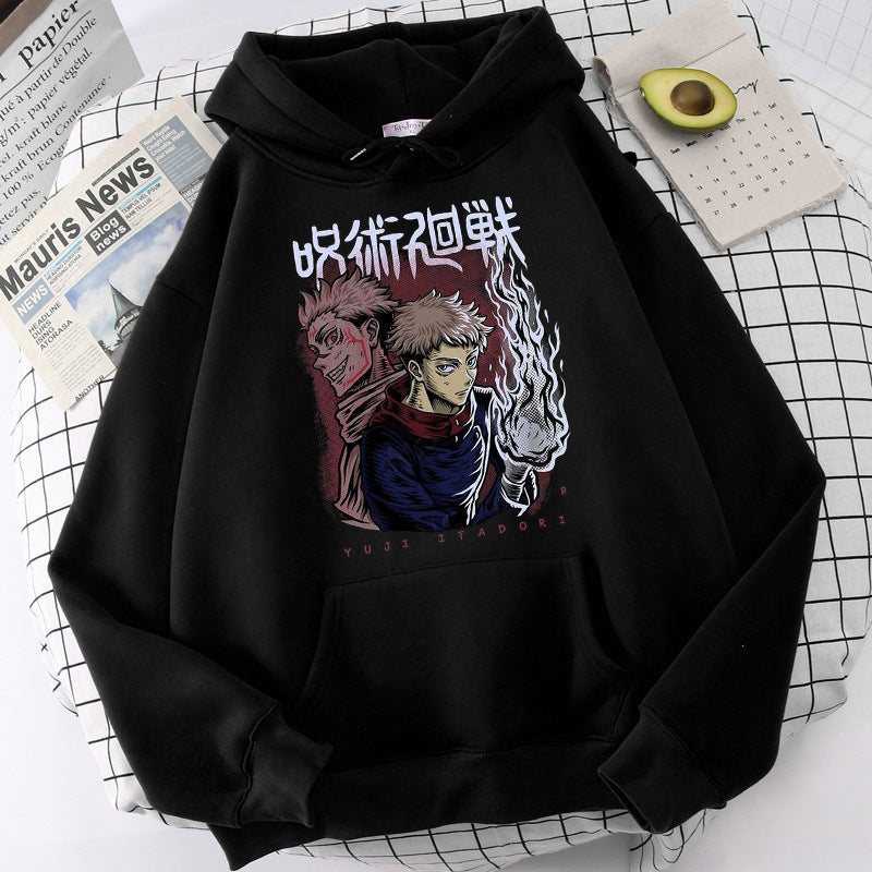 Men's Hoodies Japanese Anime Jujutsu Kaisen Hoodie Yuji Itad