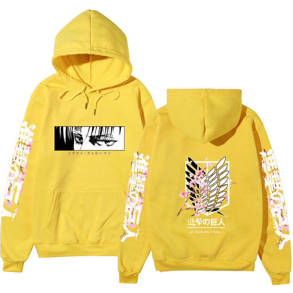 New Attack on Titan Sweater Wings of Freedom Survey Corporal Anime Hoodie Top