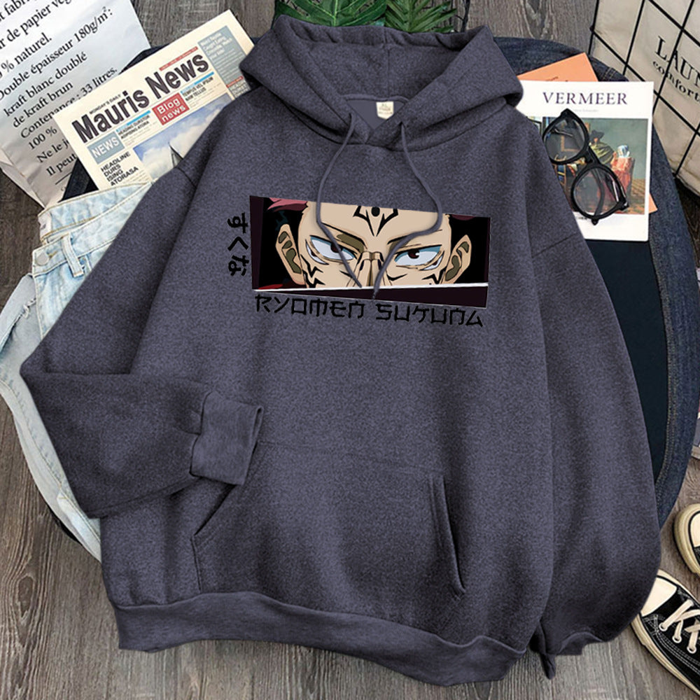 Men's Hoodies Japanese Anime Jujutsu Kaisen Hoodie Yuji Itad