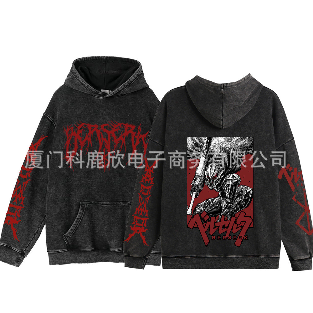 Anime washed sweatshirt collection