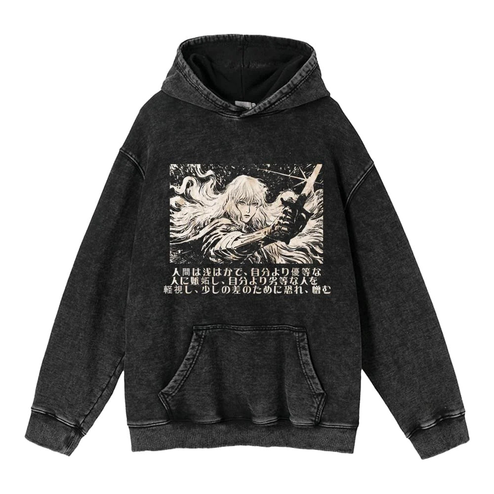 Anime washed sweatshirt collection