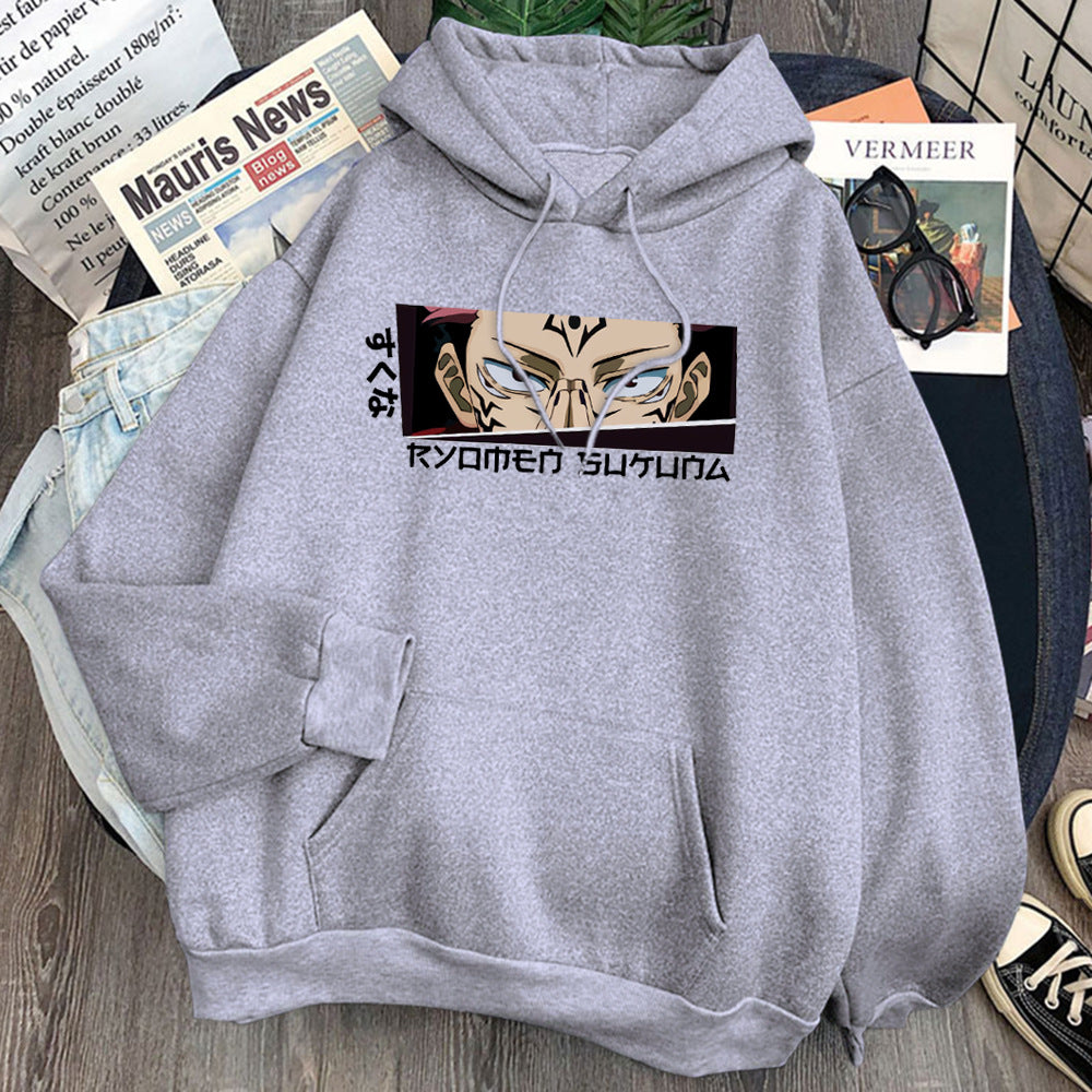 Men's Hoodies Japanese Anime Jujutsu Kaisen Hoodie Yuji Itad