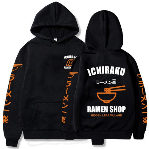 Anime Naruto Ichiraku Ramen peripheral printed sweatshirt unisex long-sleeved hoodie anime