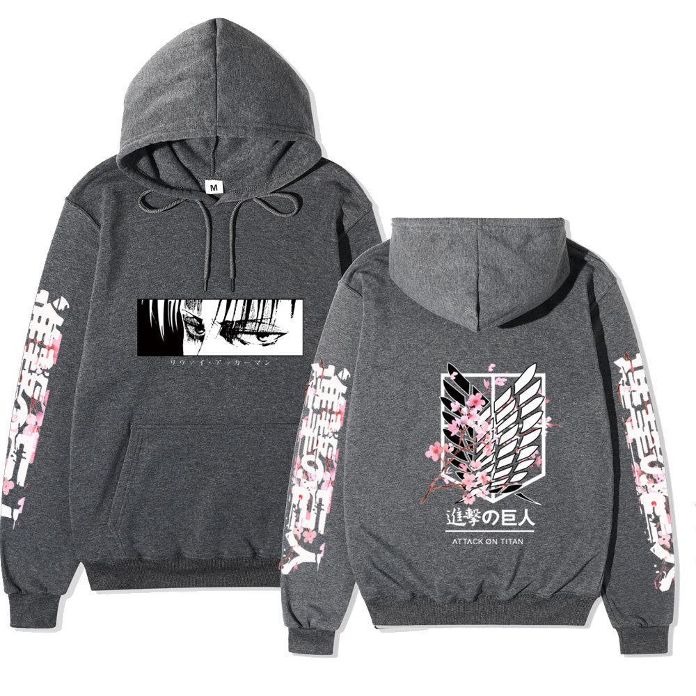 New Attack on Titan Sweater Wings of Freedom Survey Corporal Anime Hoodie Top