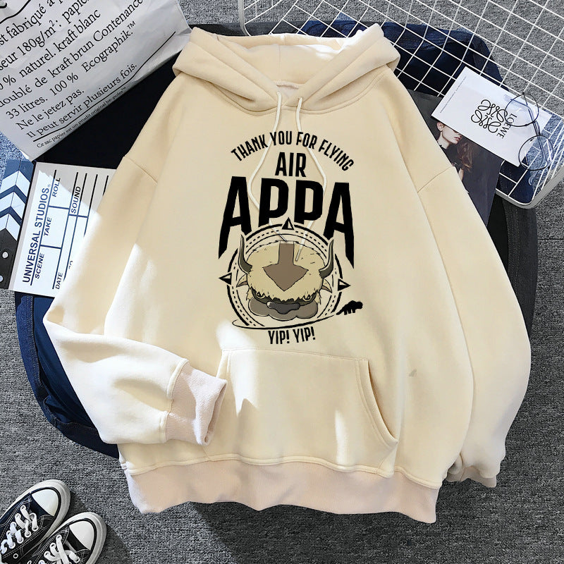 Avatar: The Last Airbender Couple Plush Large Size Sweater Loose Hoodie anime hoodie