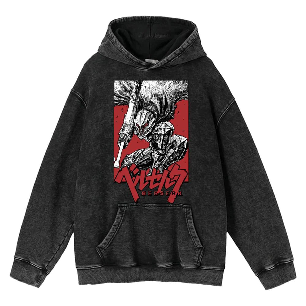 Anime washed sweatshirt collection