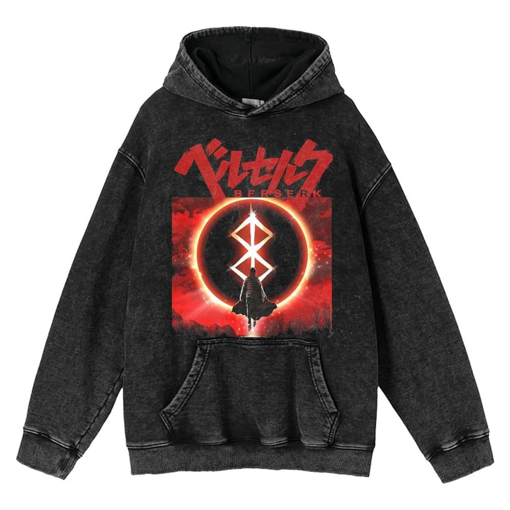 Anime washed sweatshirt collection