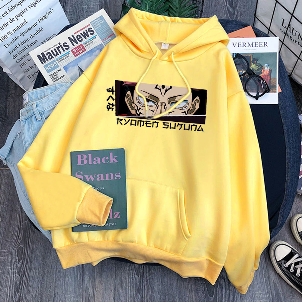 Men's Hoodies Japanese Anime Jujutsu Kaisen Hoodie Yuji Itad