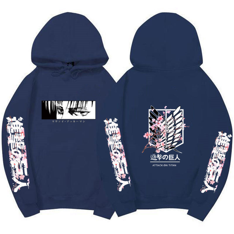New Attack on Titan Sweater Wings of Freedom Survey Corporal Anime Hoodie Top